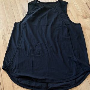 lululemon athletica black sculpt tank